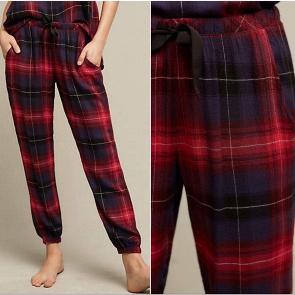 Cloth & Stone Plaid Pajama Bottom